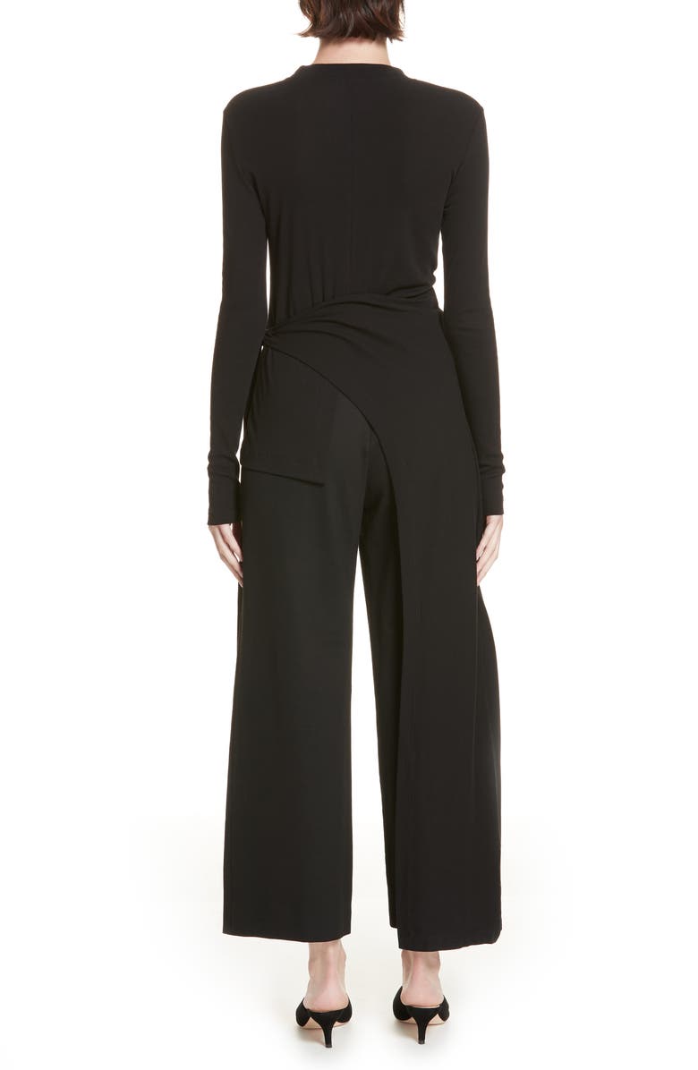 Rosetta Getty Apron Wrap Top, Alternate, color, 