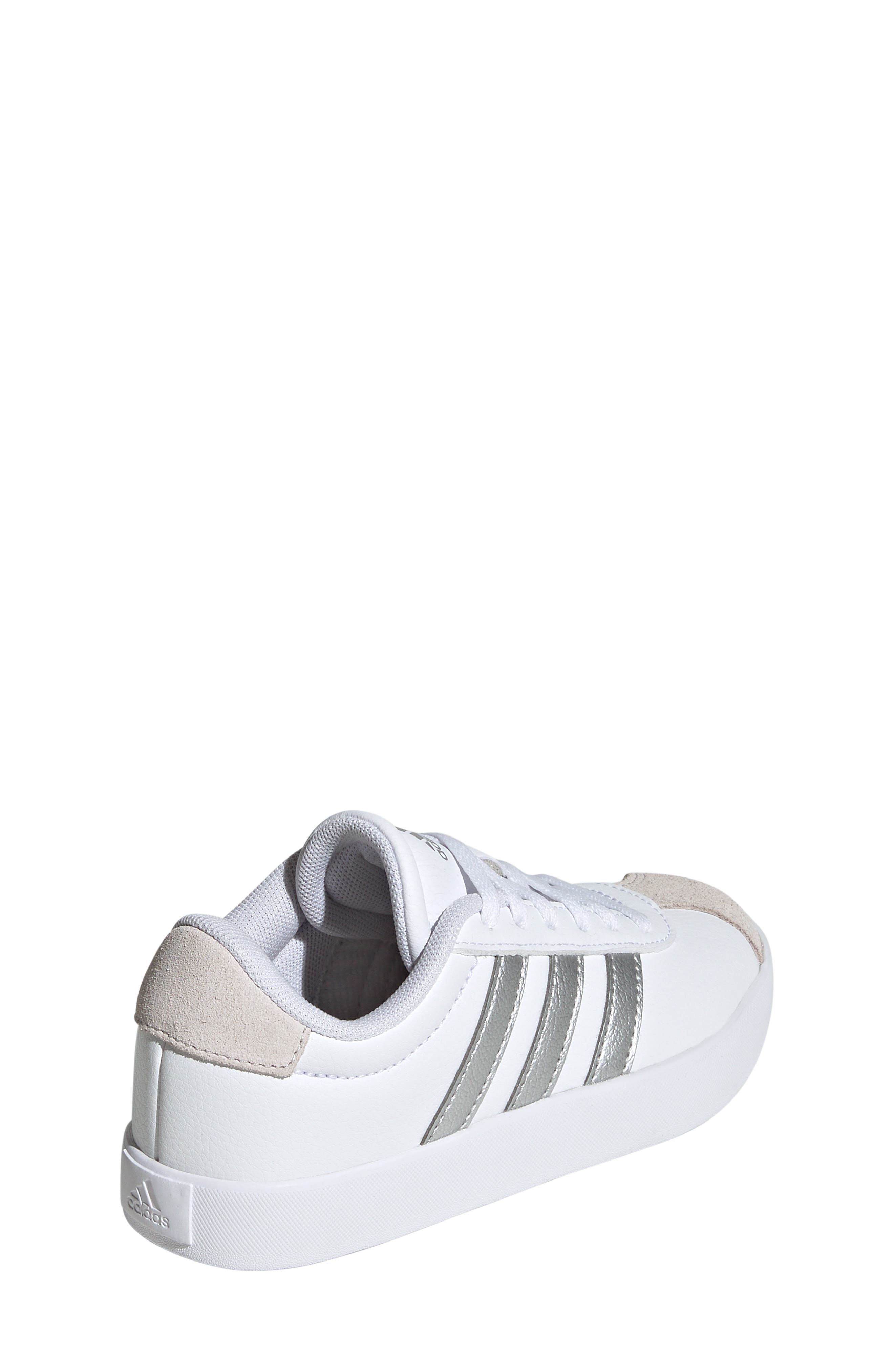 Kids' VL Court 3.0 Sneaker, Alternate, color, FTWWHT/SIL
