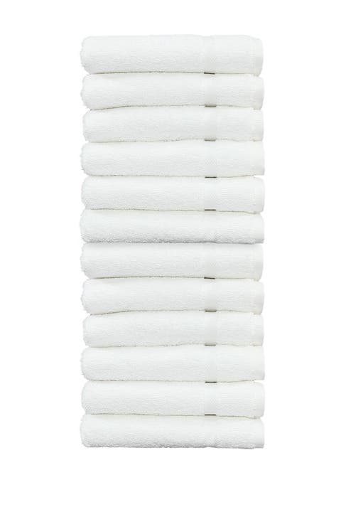 Denzi Washcloths - Set of 12 - White