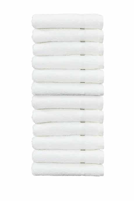 Linum Home Textiles Denzi Washcloths - Set of 12 - White