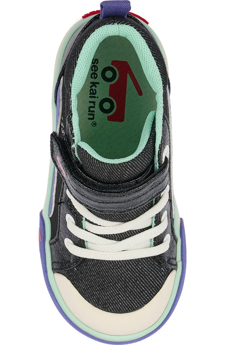 See Kai Run Kids' Dayton High Top Sneaker, Alternate, color, Black Denim
