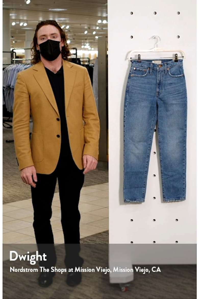 Classic High Waist Straight Leg Jeans video