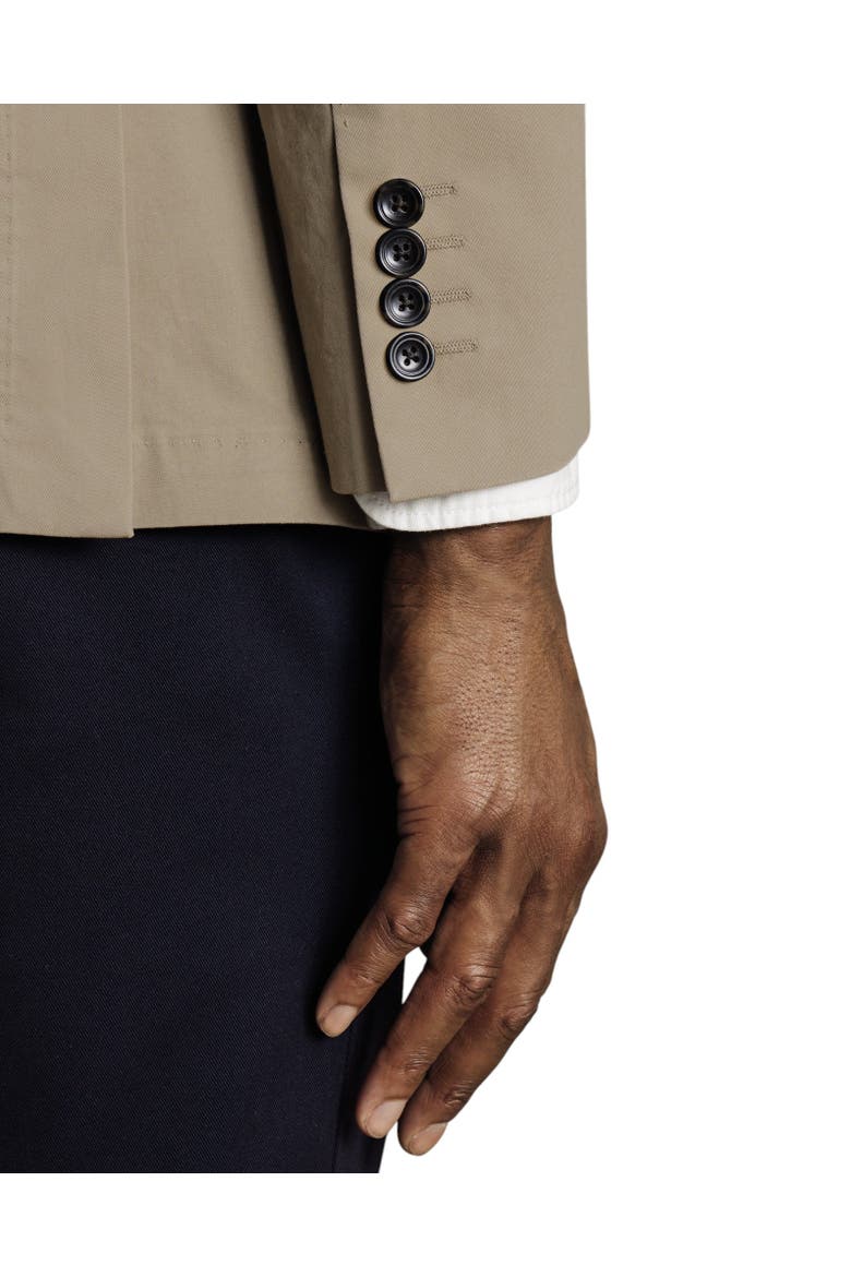 Cotton Stretch Jacket, Alternate, color, Stone