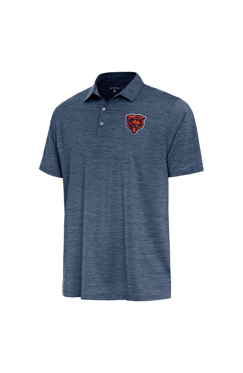 ANTIGUA Men's Antigua  Heather Navy Chicago Bears Layout Polo, Main, color, Heather Navy