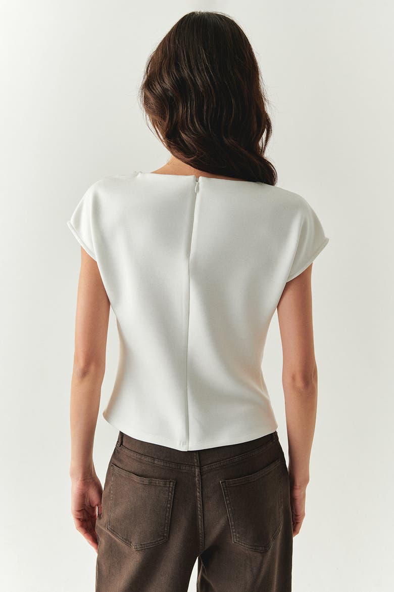 Scout Dropped Shoulder Knit Blouse, Alternate, color, ECRU