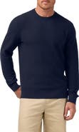 Mizzen+Main Ashe Crewneck Cotton Blend Performance Sweater