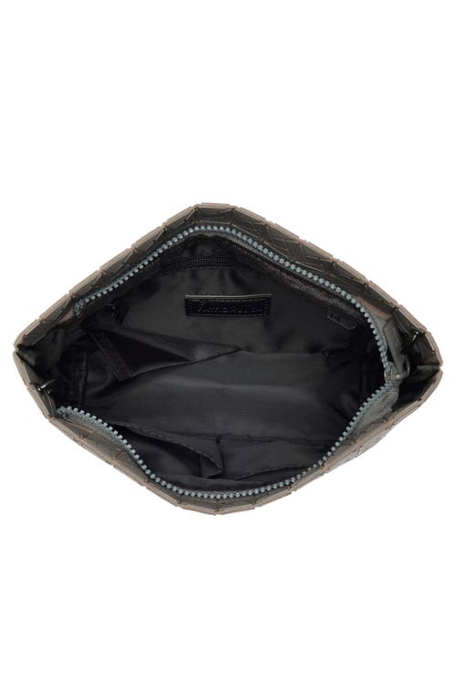 Patrizia Luca Box Pattern Clutch In Gray
