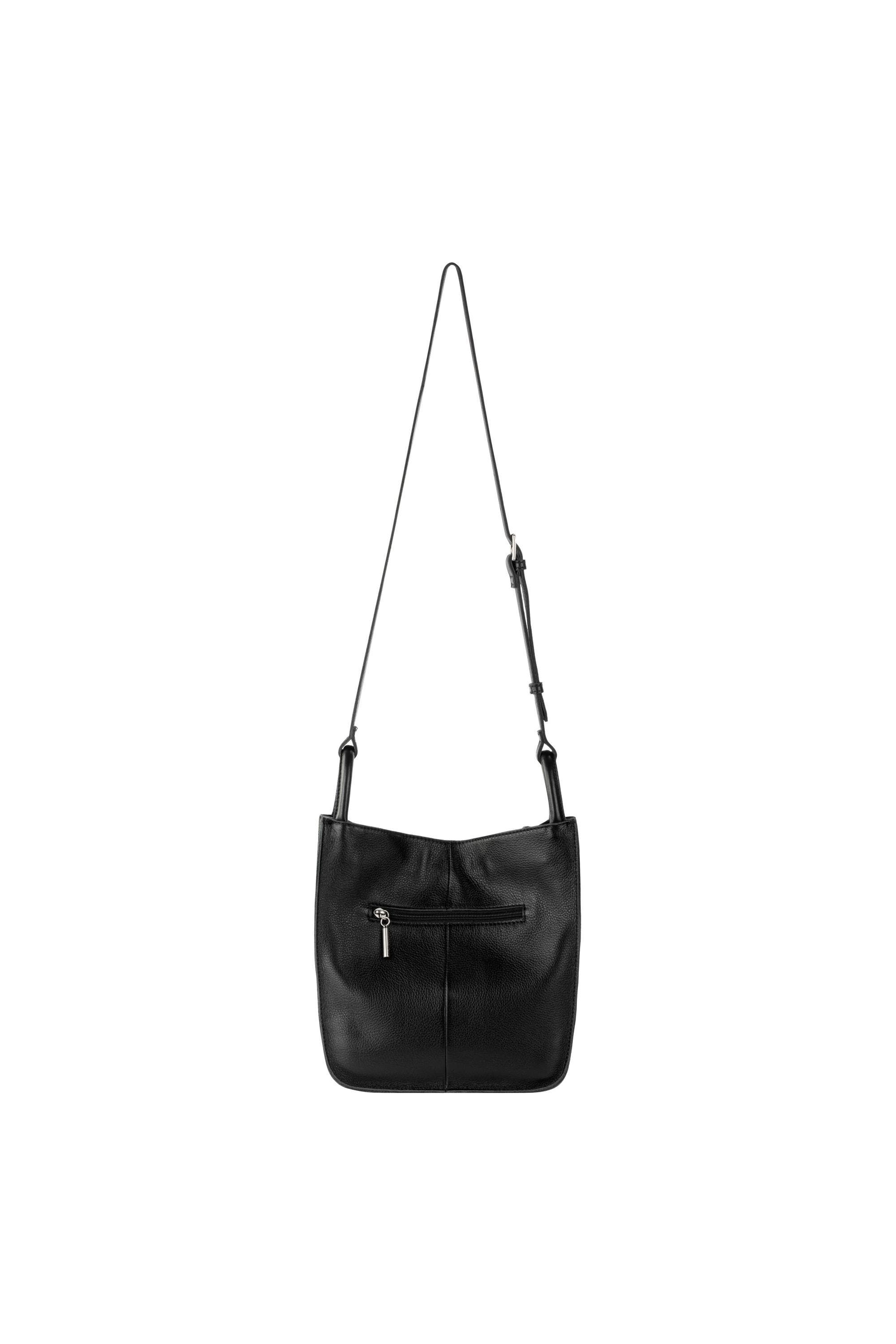The Sak Los Feliz Crossbody Leather Bag, Alternate, color, Black