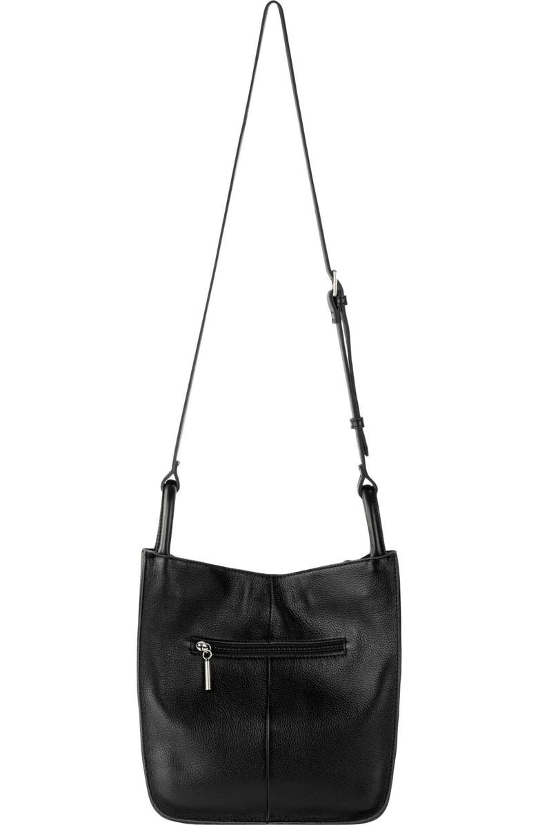 The Sak Los Feliz Crossbody Leather Bag, Alternate, color, Black