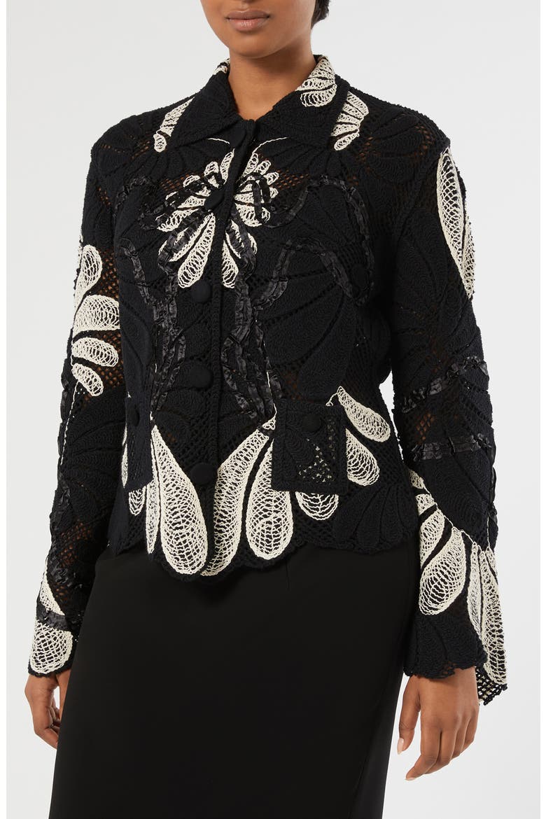 Lappole Crochet Cardigan, Main, color, IVORY