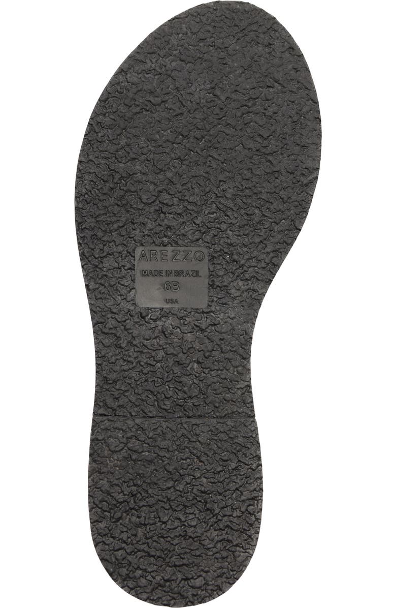 Arezzo Liz Slide Sandal, Alternate, color, Natural Black