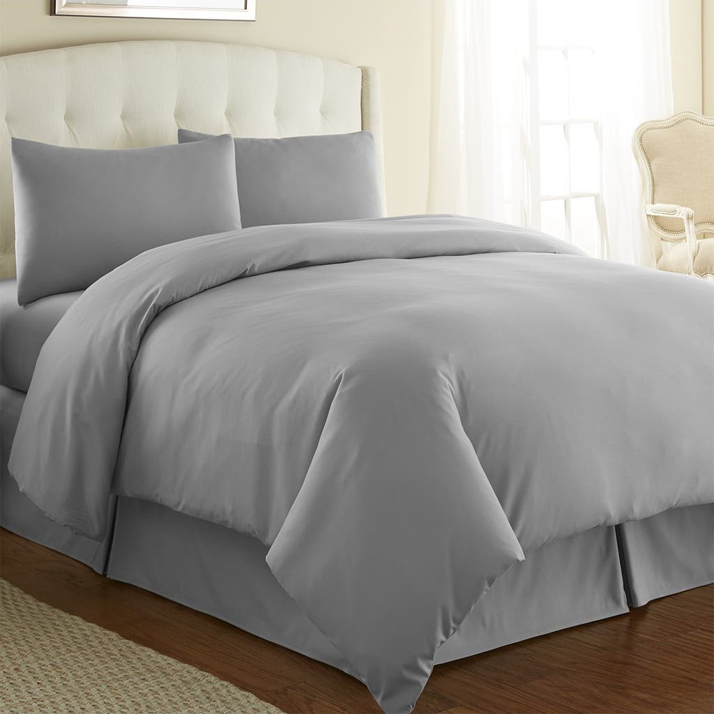 Southshore Fine Linens Vilano Springs Duvet Cover Set In Steel Gray