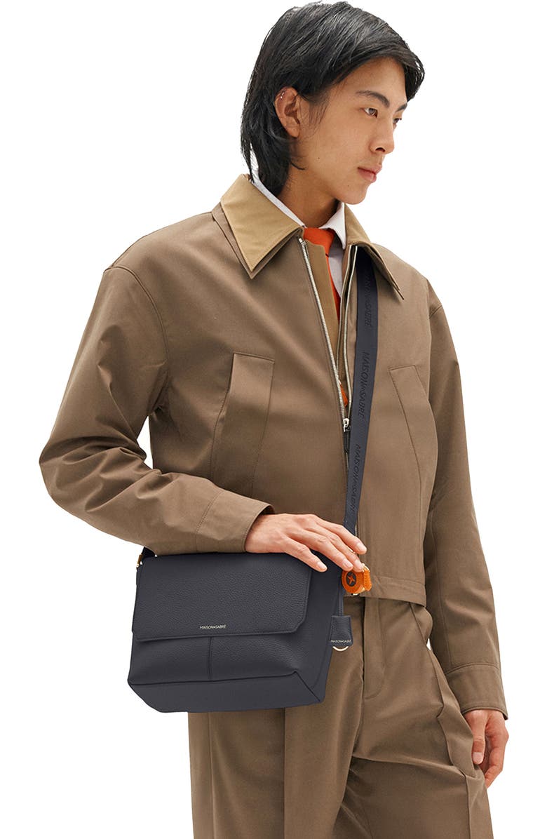 MAISON de SABRÉ The Medium Flaire Messenger Bag, Alternate, color, Graphite Grey