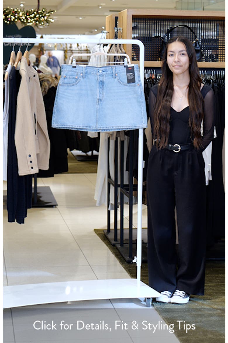 Icon Denim Miniskirt video