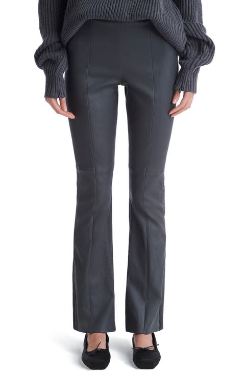 Skinny Love Zip Cuff Leather Pants