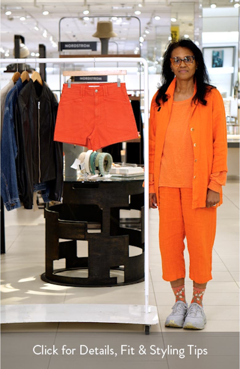 Valley High Waist Denim Shorts, sales video thumbnail