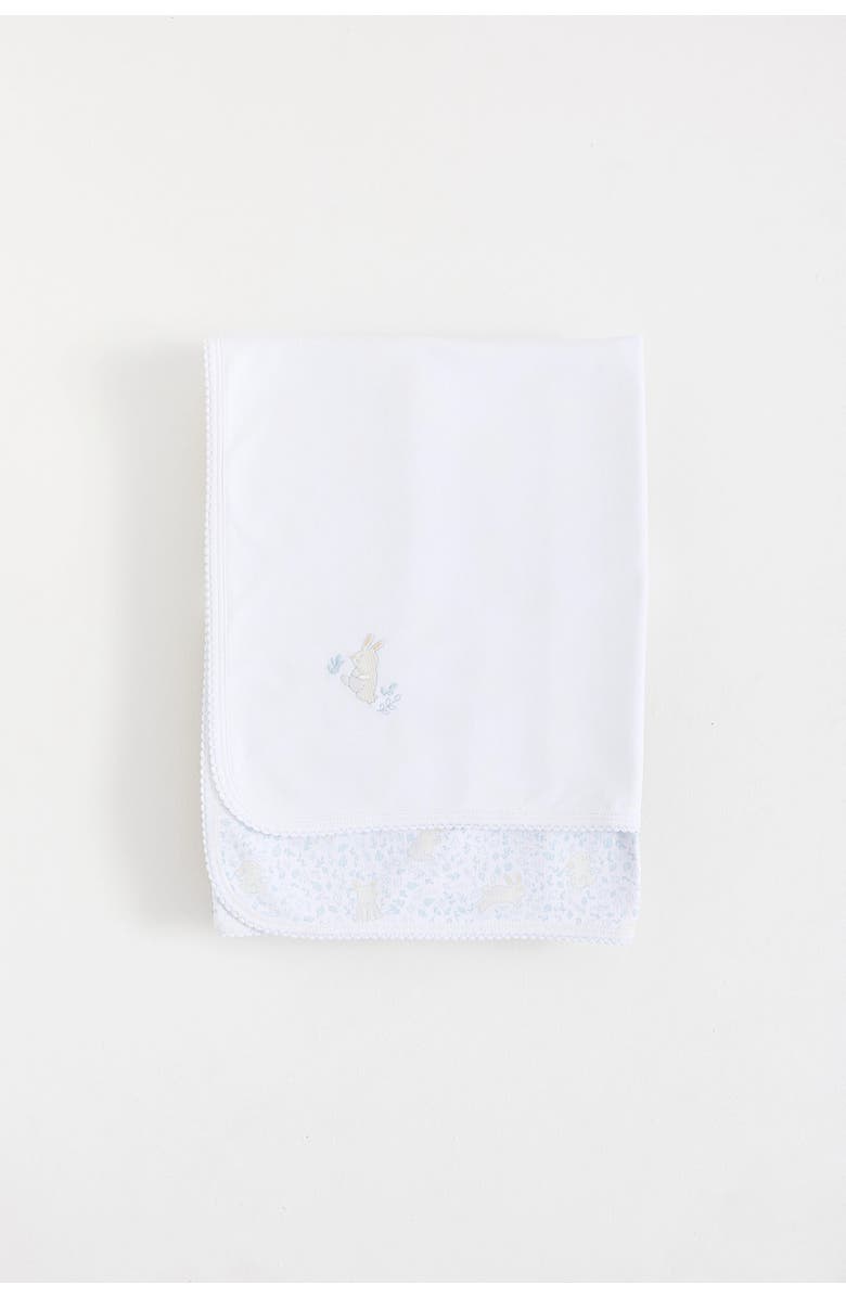 Babycottons Peanut Receiving Blanket, Main, color, Full-Print