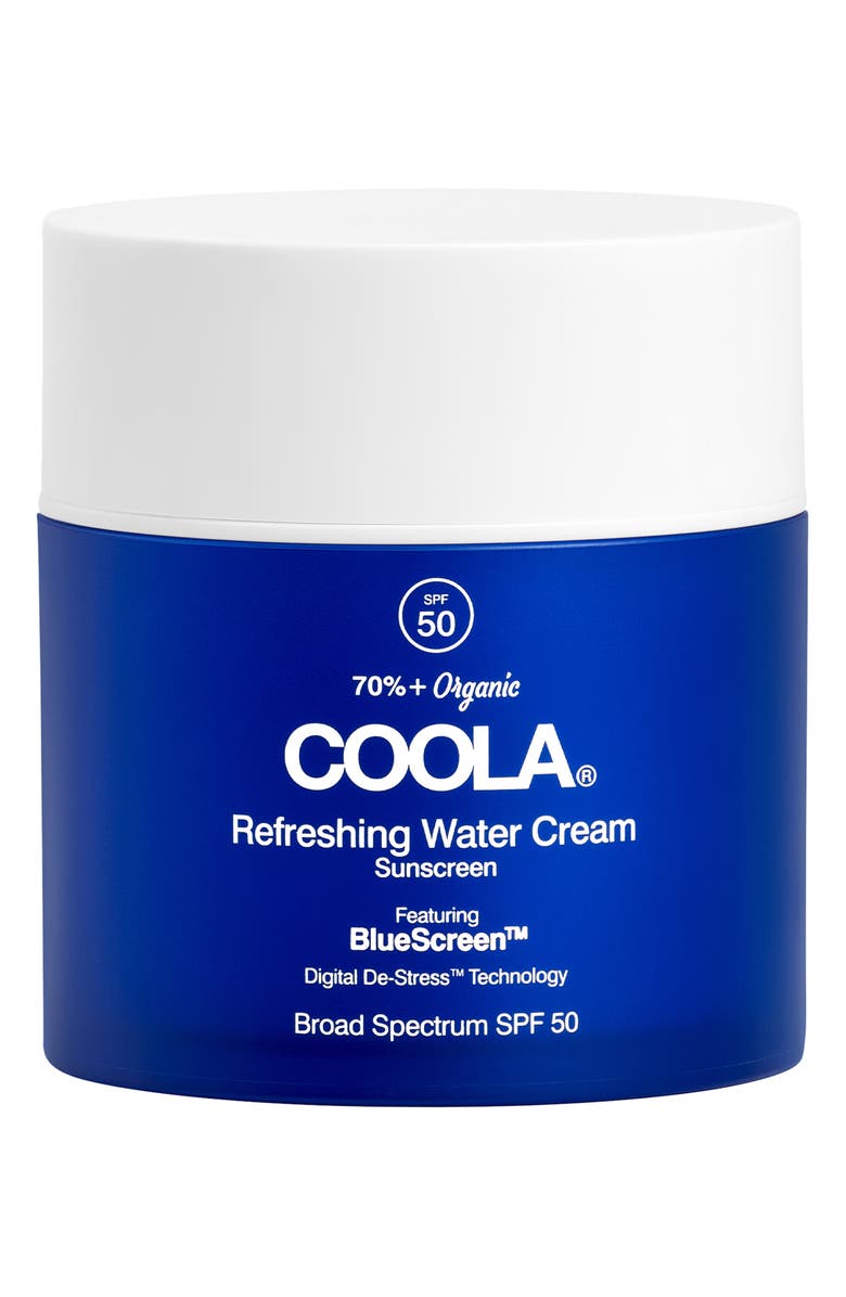 COOLA<sup>®</sup> Refreshing Water Cream Broad Spectrum SPF 50 Sunscreen, Main, color, No Colr