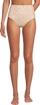 Lands
 End Chlorine Resistant Pinchless High Waisted Bikini Bottoms