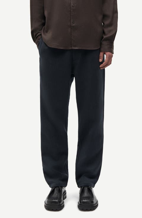 Sajabari Cotton and Wool Blend Trousers
