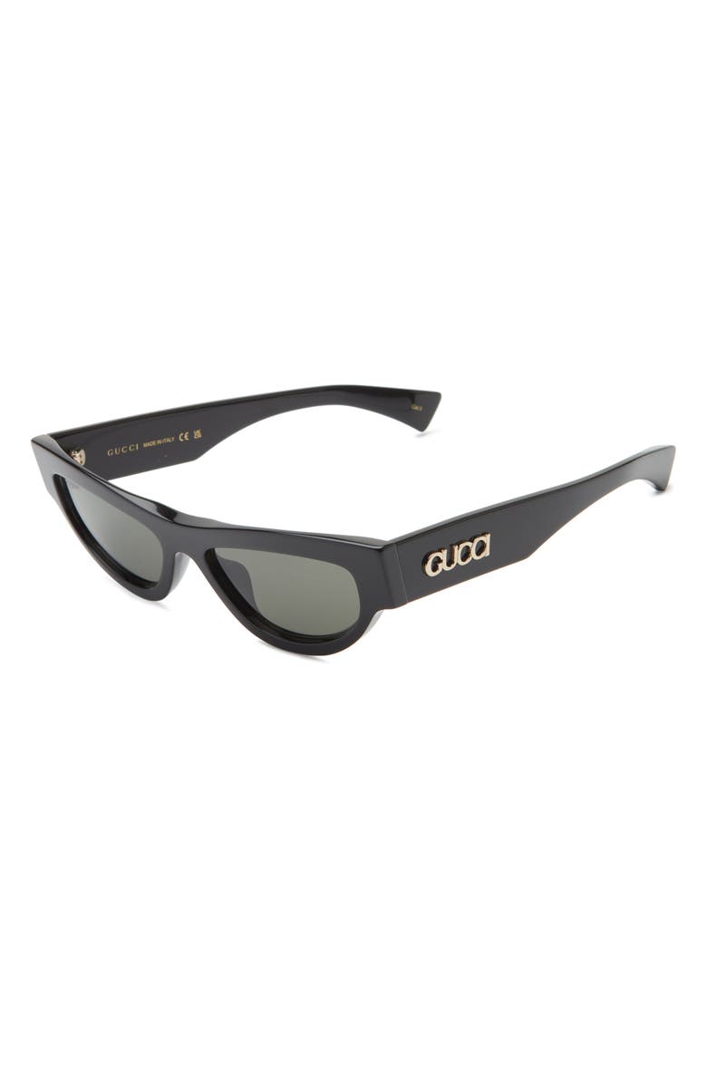 Gucci 53mm Cat Eye Sunglasses, Alternate, color, 