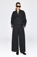 COS Boiled Wool-blend Barrel-leg Pants