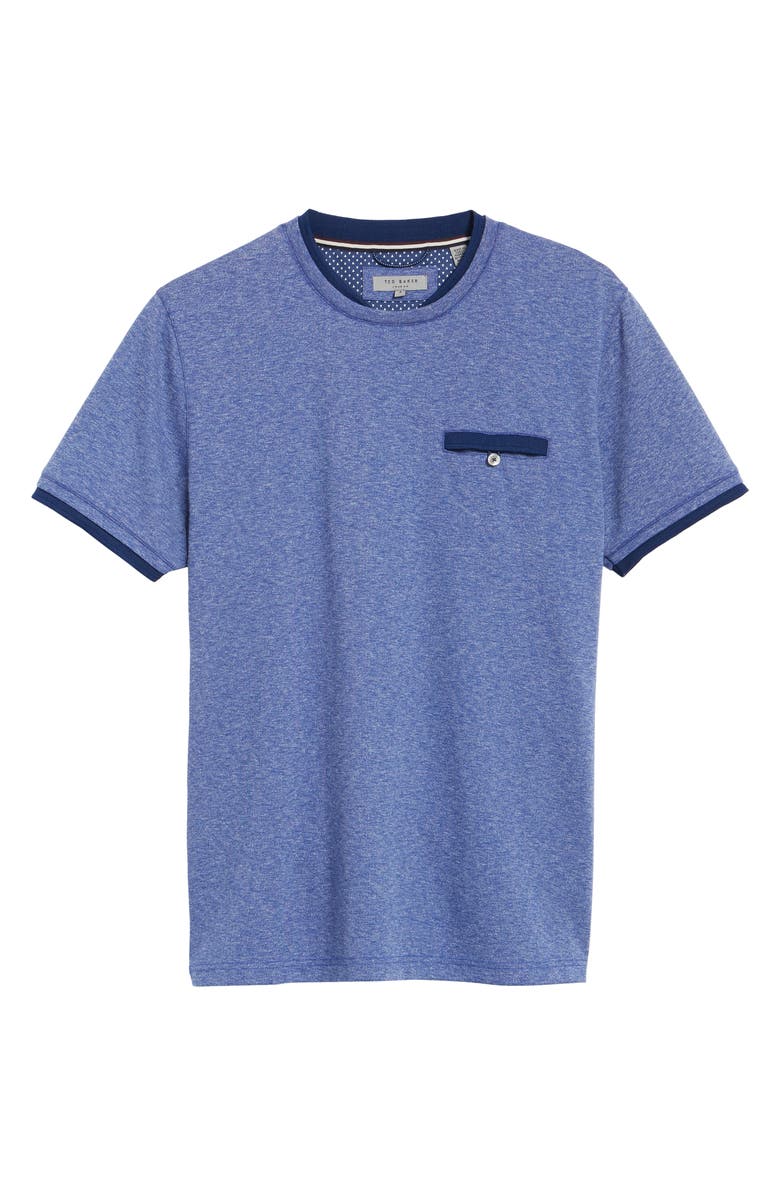 Ted Baker London Climb Mouline Layered Pocket T-Shirt, Alternate, color, 