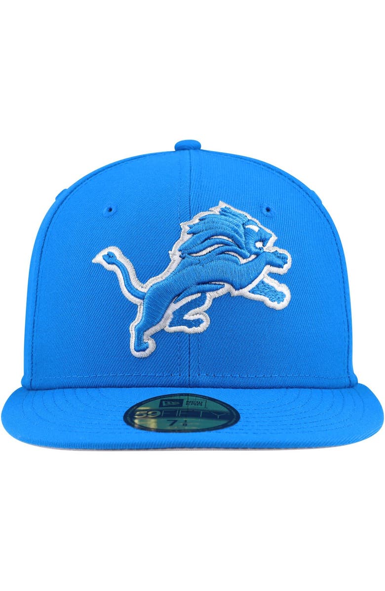New Era Men's New Era Blue Detroit Lions Team Basic 59FIFTY Fitted Hat, Alternate, color, Blue