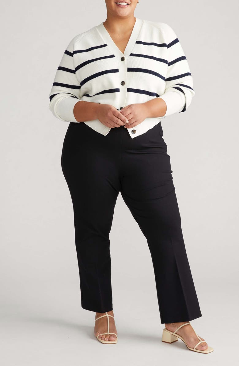 Universal Standard Prestige Flare Ponte Pants, Alternate, color,