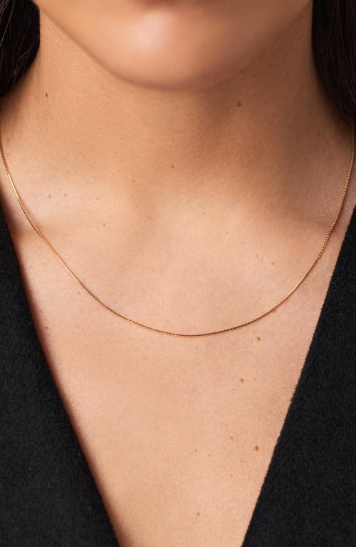 Ana Luisa Solid Silk Chain Necklace In Gold