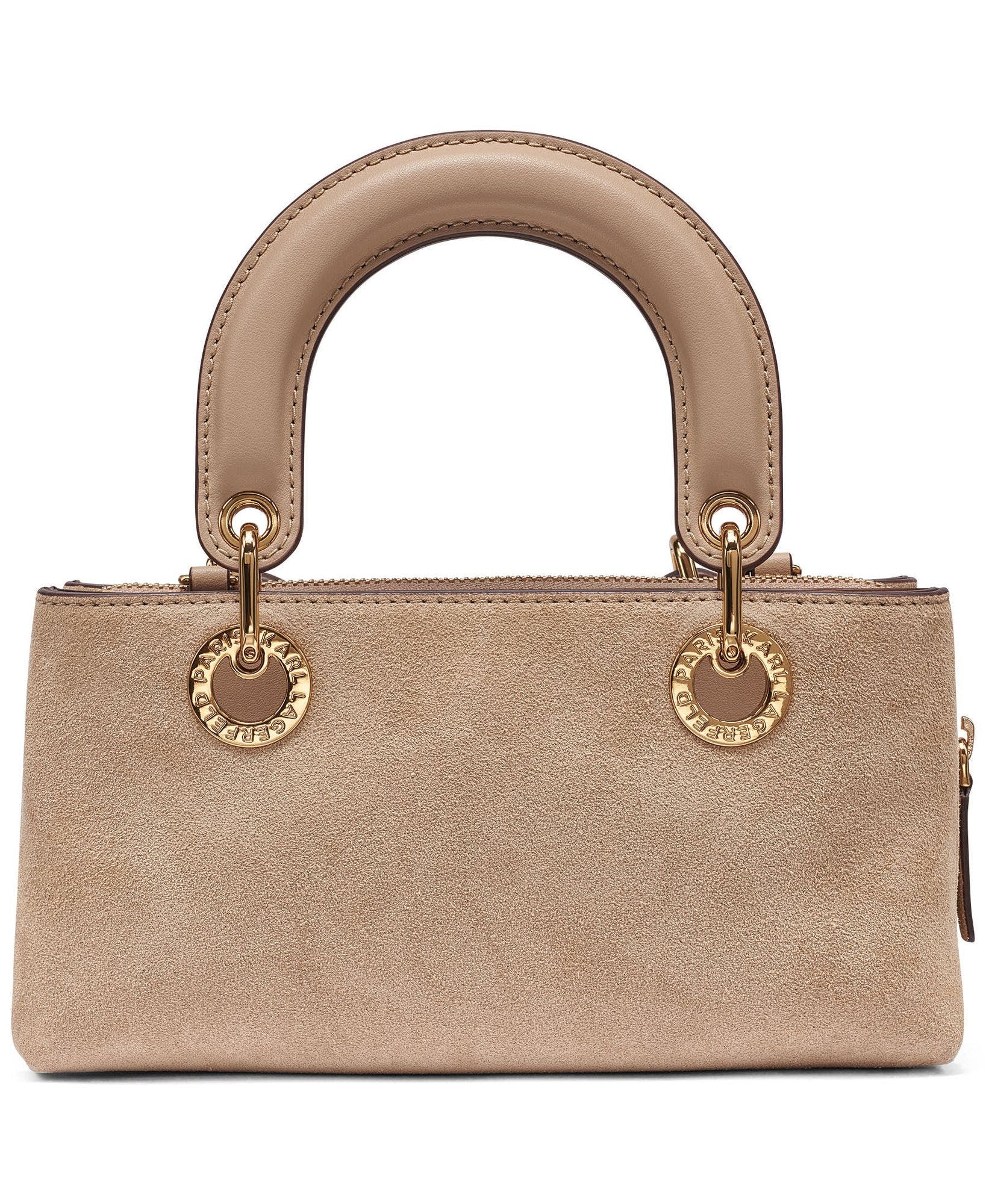 Benoite Suede Shoulder Bag, Alternate, color, Cappucino