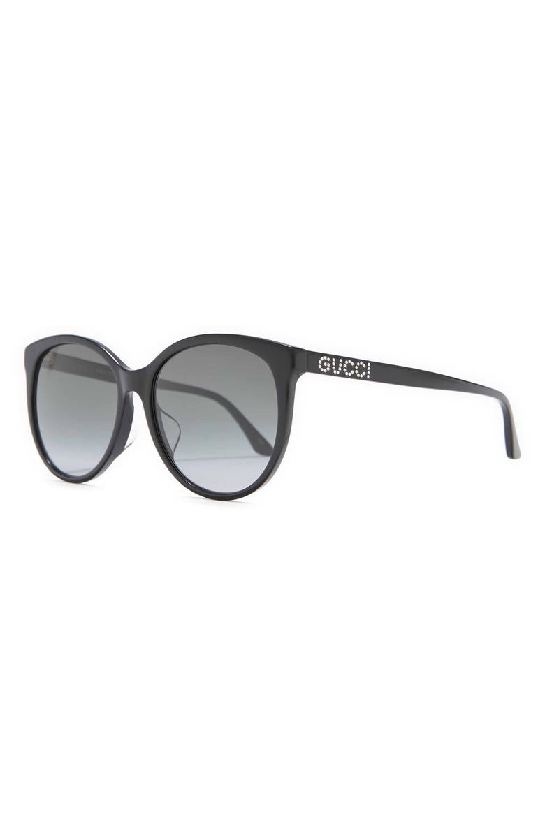 Gucci 56mm Round Sunglasses, Alternate, color,