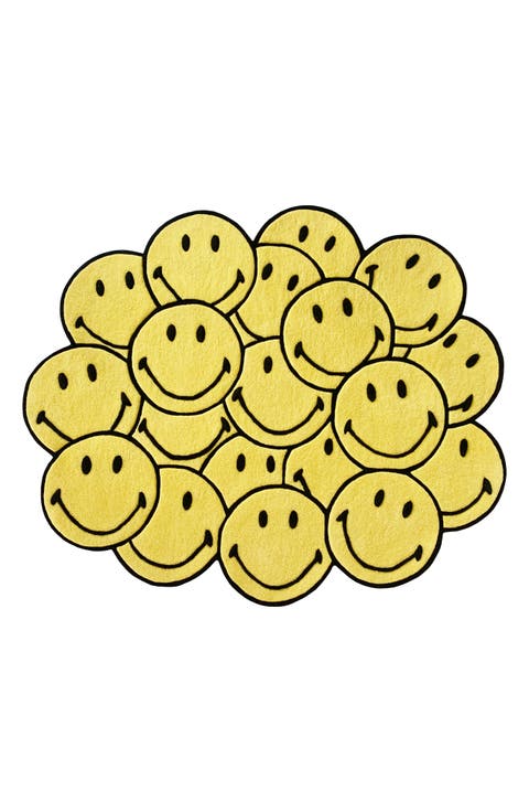 Smiley® x Maison Deux Smiley Bunch Wool Rug