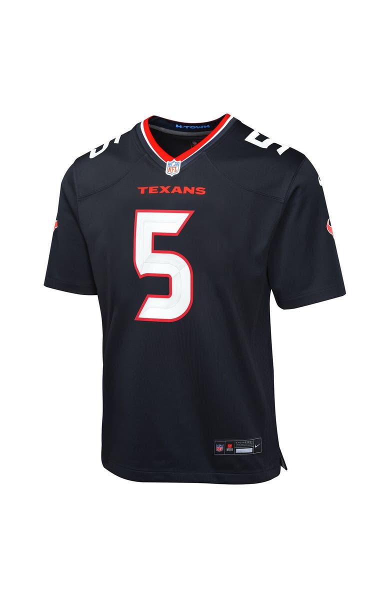 Nike Youth Nike Jalen Pitre Navy Houston Texans Game Jersey, Alternate, color, Navy