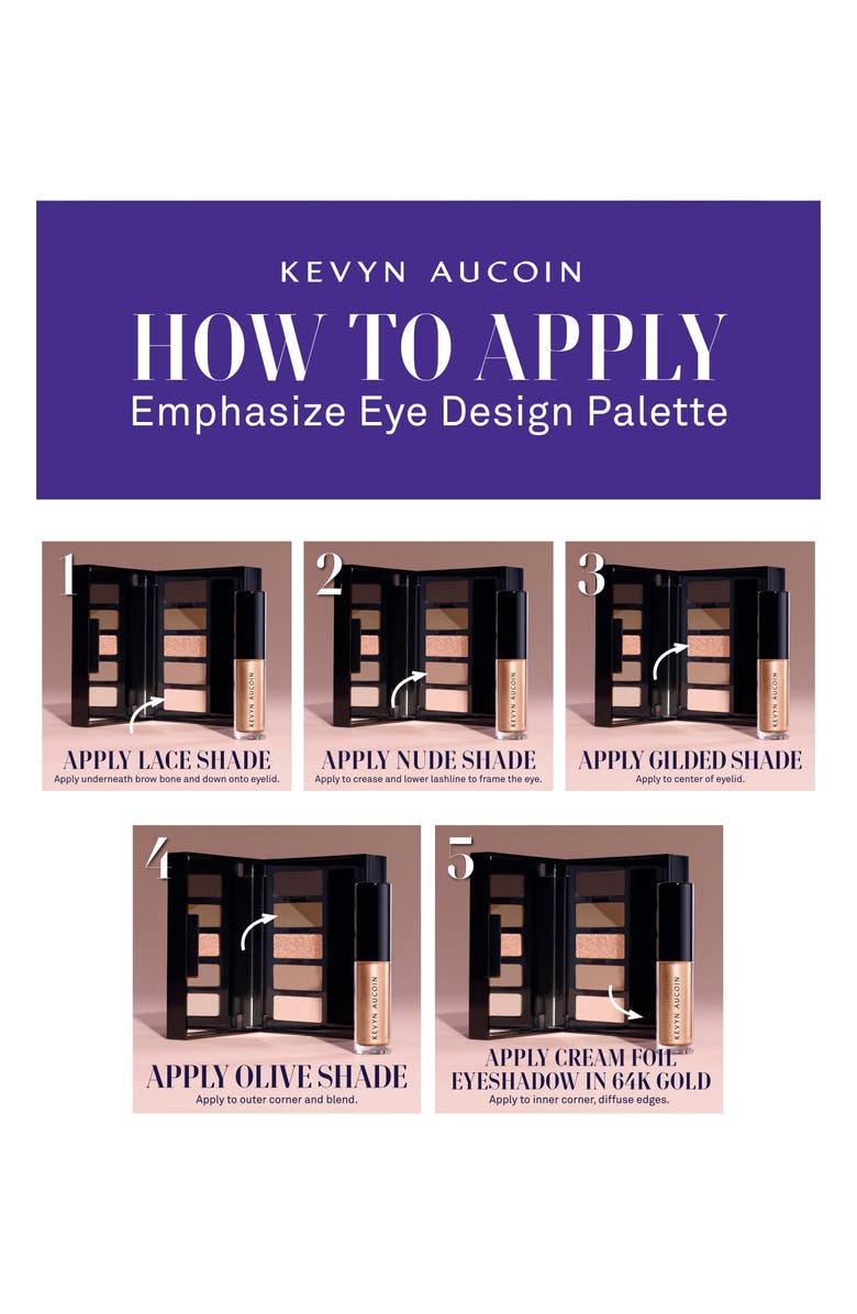 Kevyn Aucoin Beauty Emphasize Eyeshadow Design Palette, Alternate, color, 