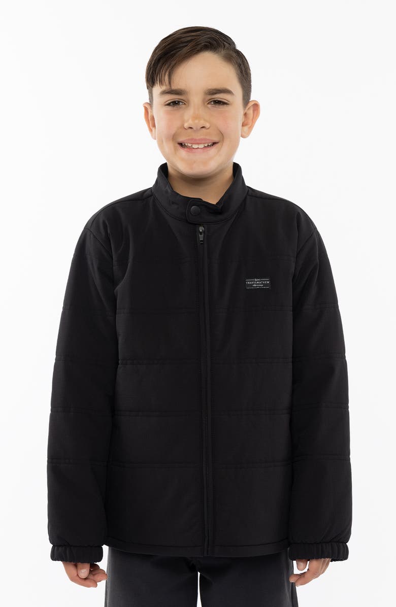 TravisMathew Kids' Interlude Puffer Jacket, Main, color, Black