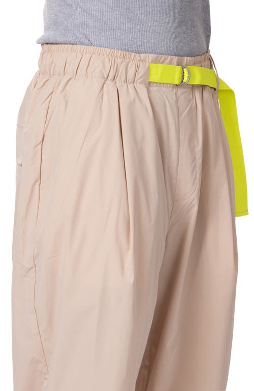 Vast Featherlight Loose Fit Belted Pants In Hazelnut