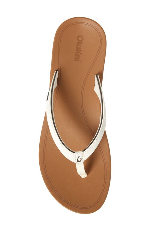 Olukai Uiki Water Resistant Flip Flop In Sand