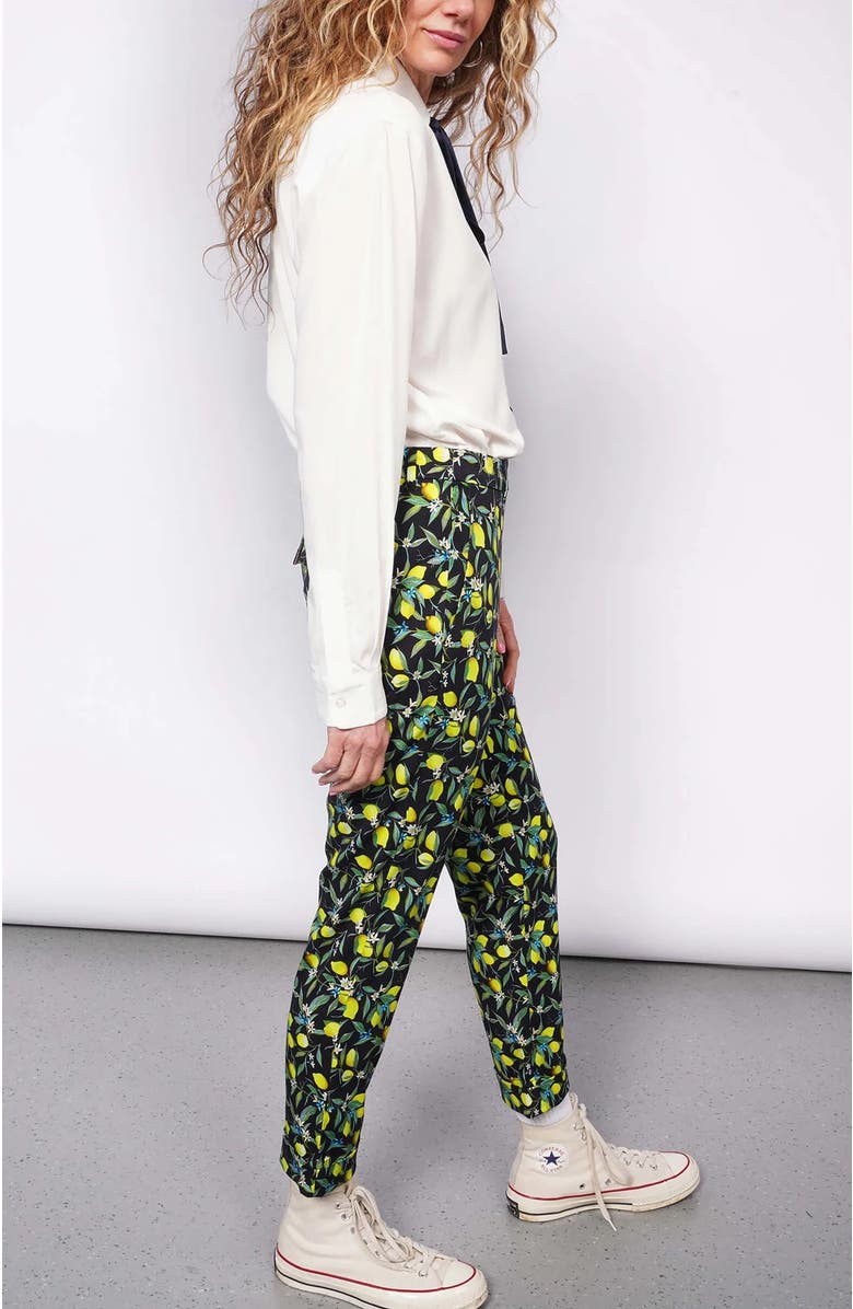 WILDFANG The Empower long Sleeve Bow Button Up, Alternate, color, White/Navy