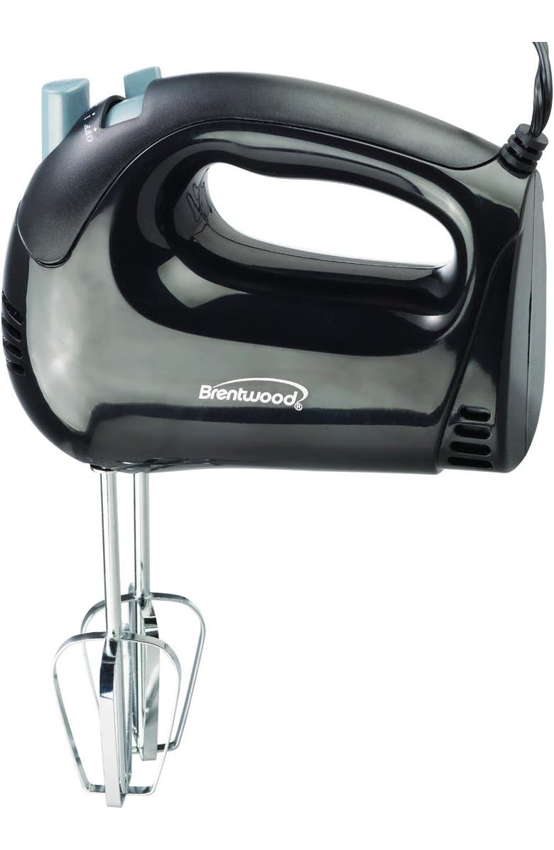 Brentwood 5-Speed Hand Mixer, Alternate, color, Black