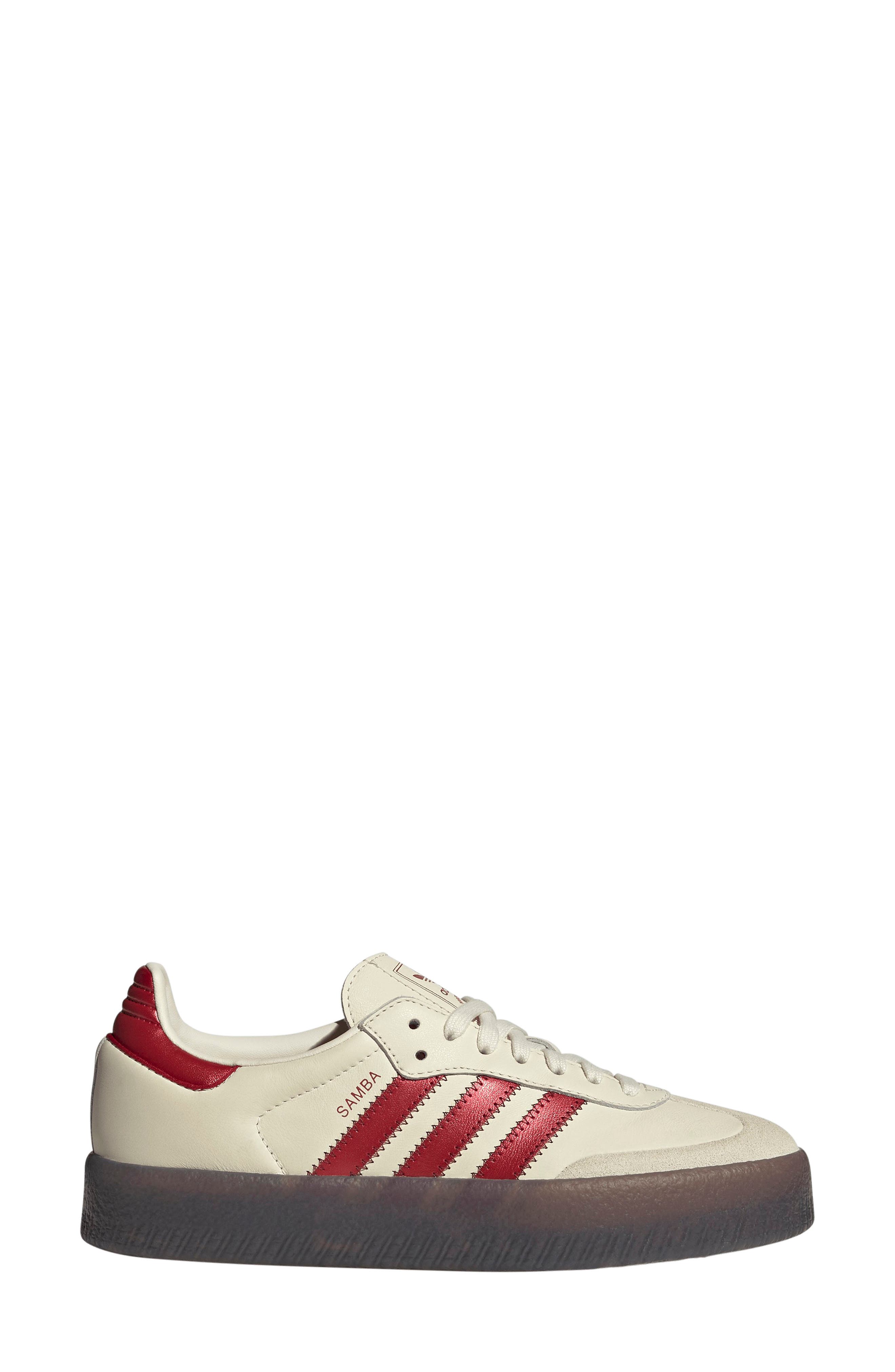 Sambae Sneaker, Alternate, color, CREAM/ VICTORY RED/ SHADOW RED