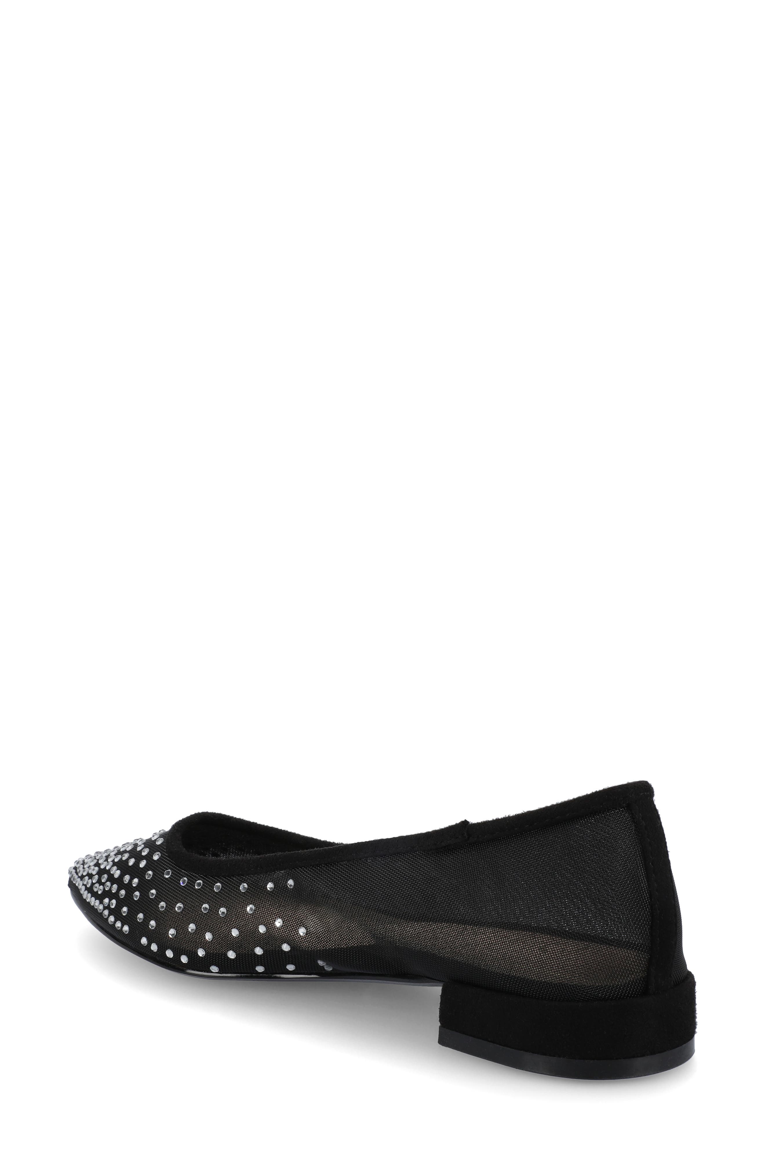 Journee Collection Gracelynn Evening Ball Flat, Alternate, color, Black