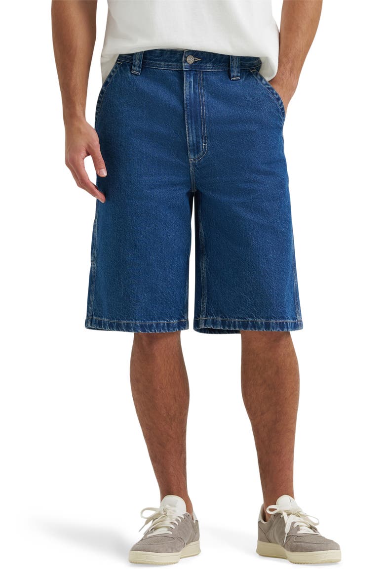 Skater Denim Carpenter Shorts, Main, color, RIGHT ON