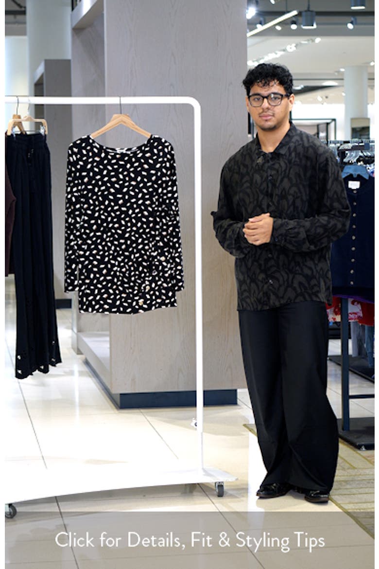 Ruched Long Sleeve Jersey Top video