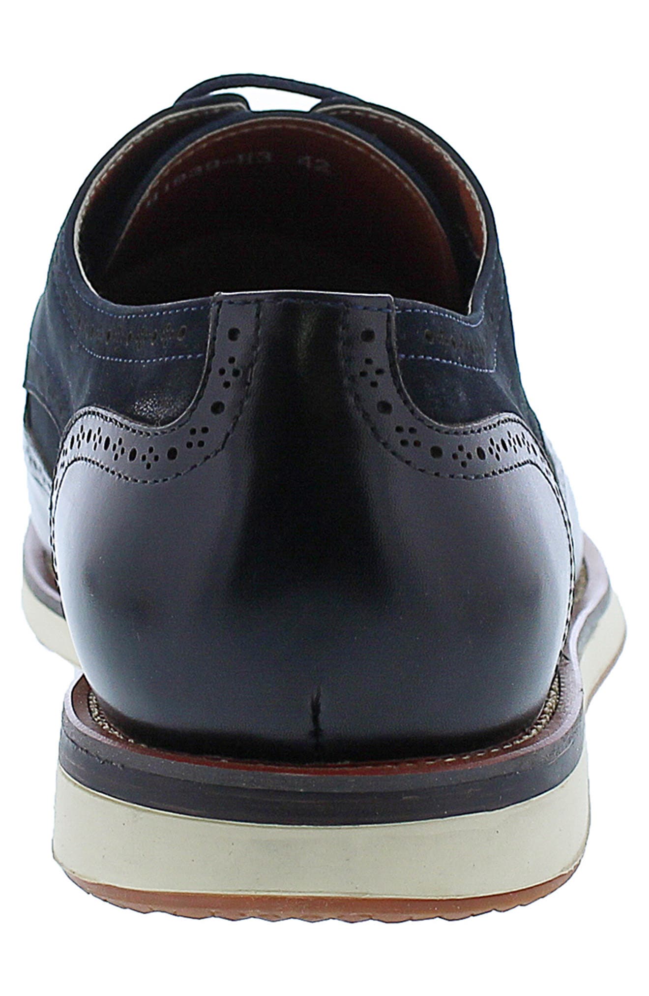 Zanzara Averett Wingtip Blucher, Alternate, color, Black