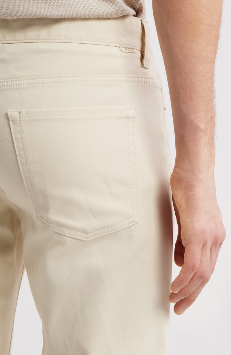 BOSS Delaware Slim Fit Jeans, Alternate, color, Open White