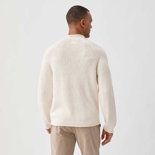 Shop Surfside Supply Co. Stu Raglan Rollneck Sweater In Jet Stream