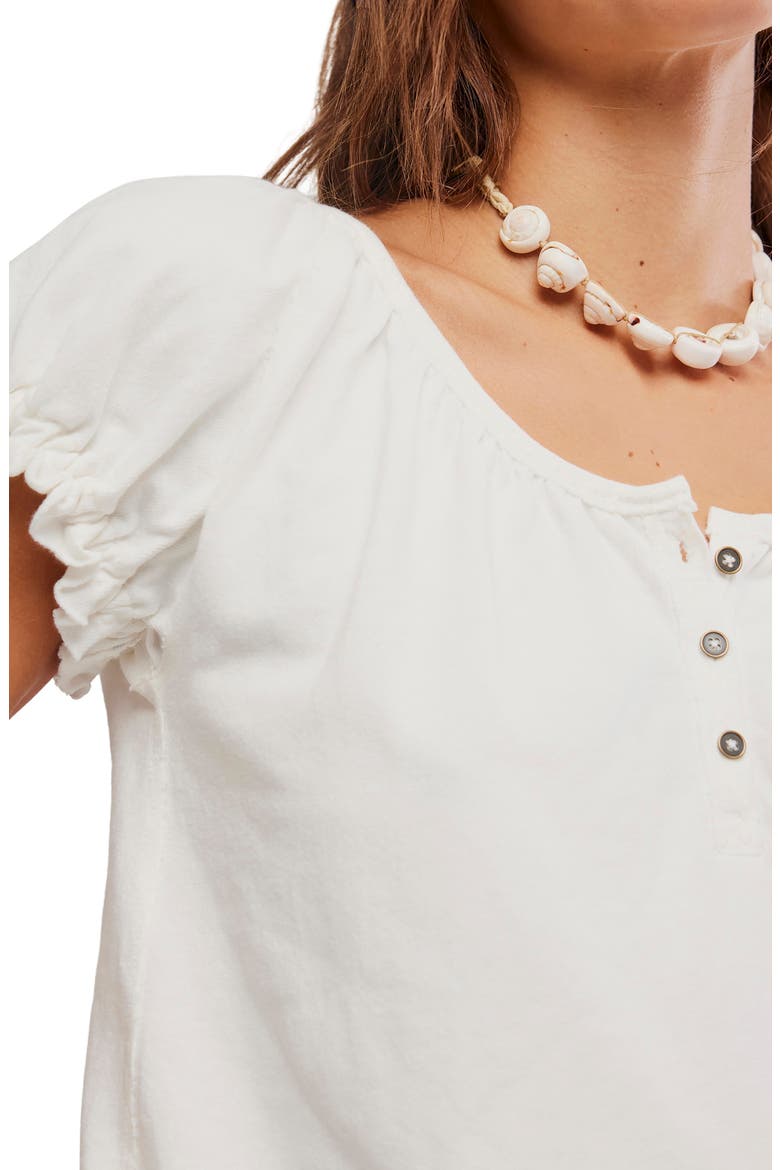 Issa Puff Sleeve Top, Alternate, color, CLEAN IVORY