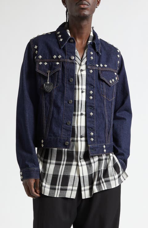 Studded HTC Denim Trucker Jacket