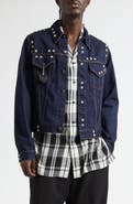 Yohji Yamamoto Studded HTC Denim Trucker Jacket